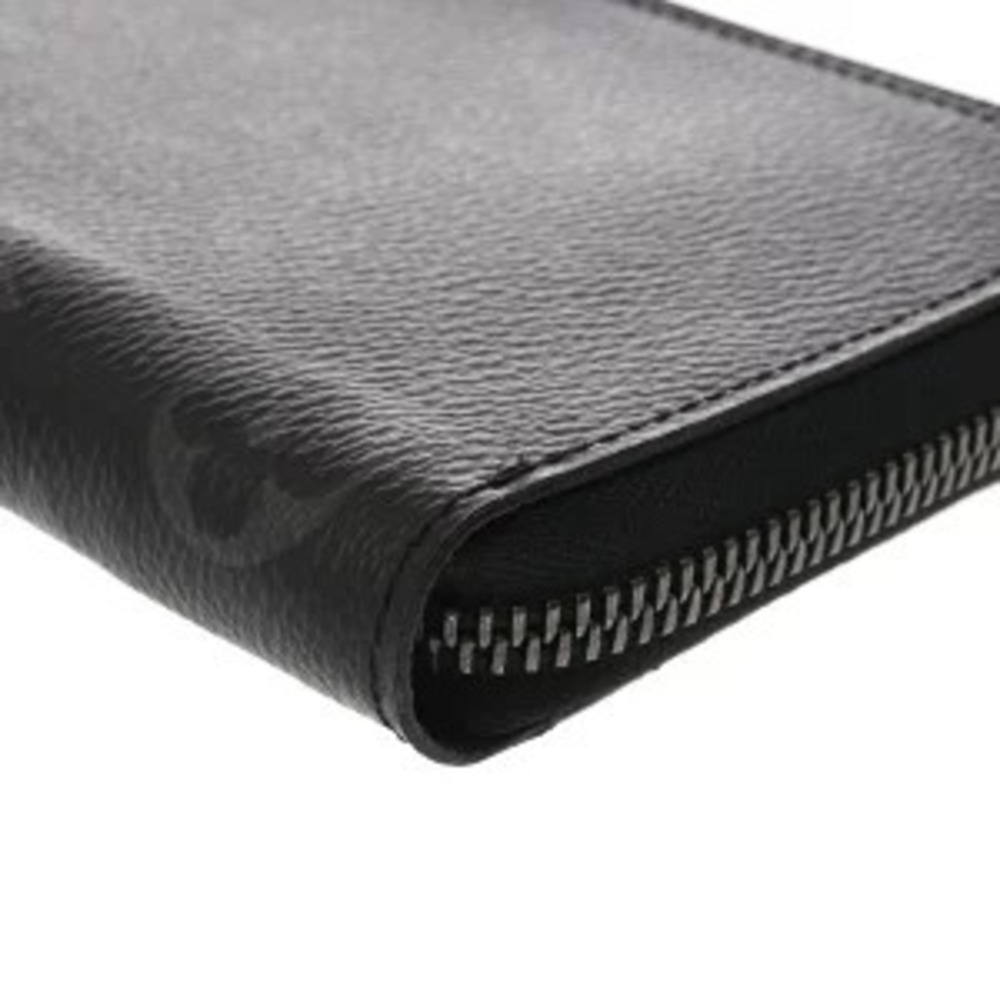 Louis Vuitton Black Black Canvas Eclipse Vertical Wallet Long Zippy Monogram - Picture 4 of 7